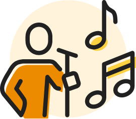 Icon of Person Singing