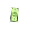 One dollar bill icon