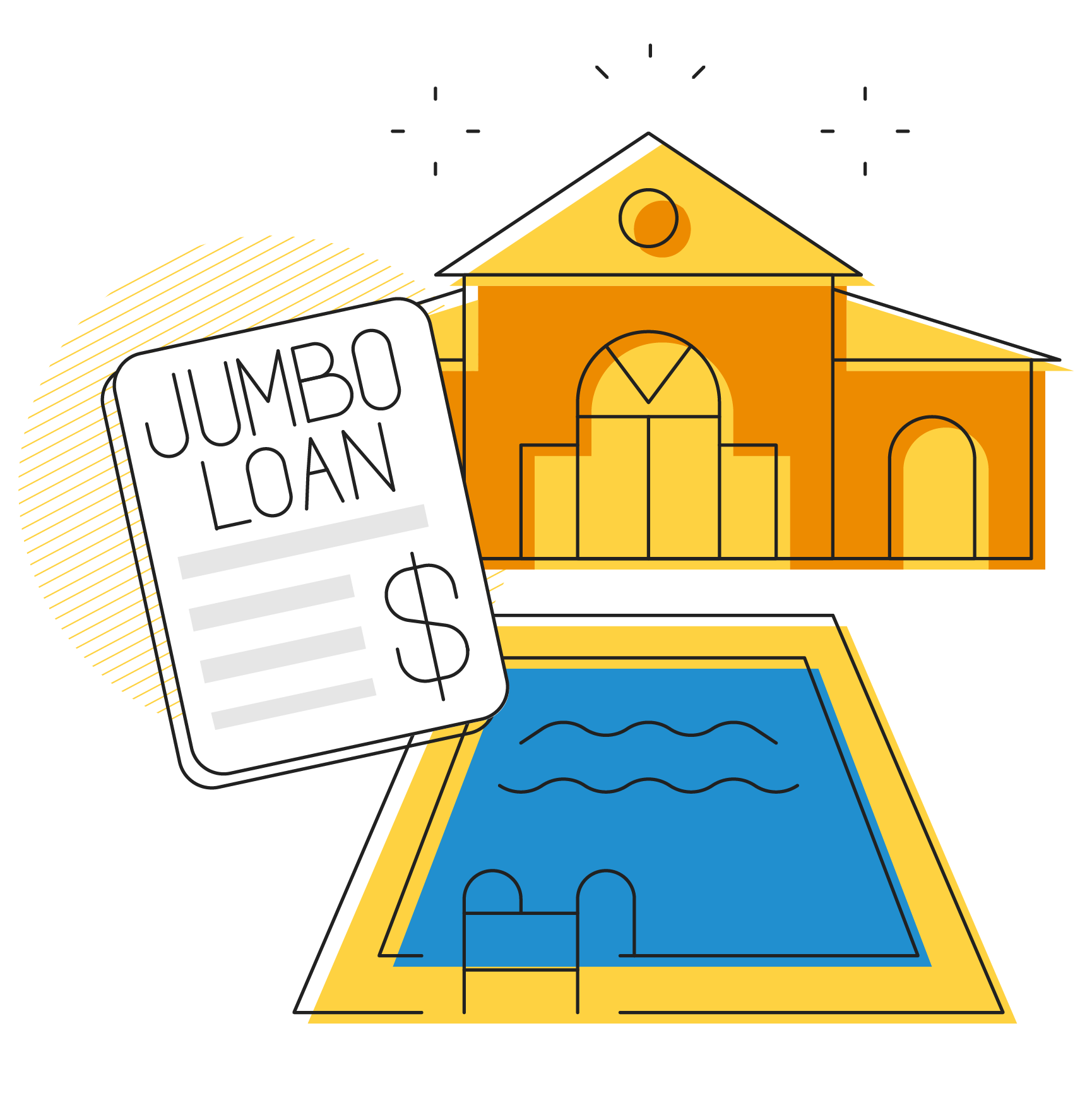 Jumbo loan illustration