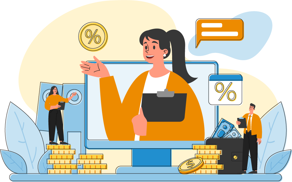 Financial and credit analysis illustration